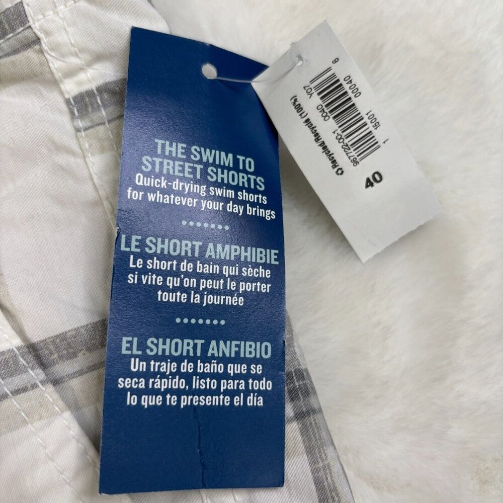 Old Navy Hybrid Shorts 40 Plaid Swim to Street Quick-Dry Board Shorts Men's NWT - Picture 11 of 12